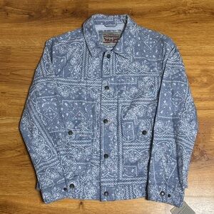 Levi's Men's Blue Paisley Jacket